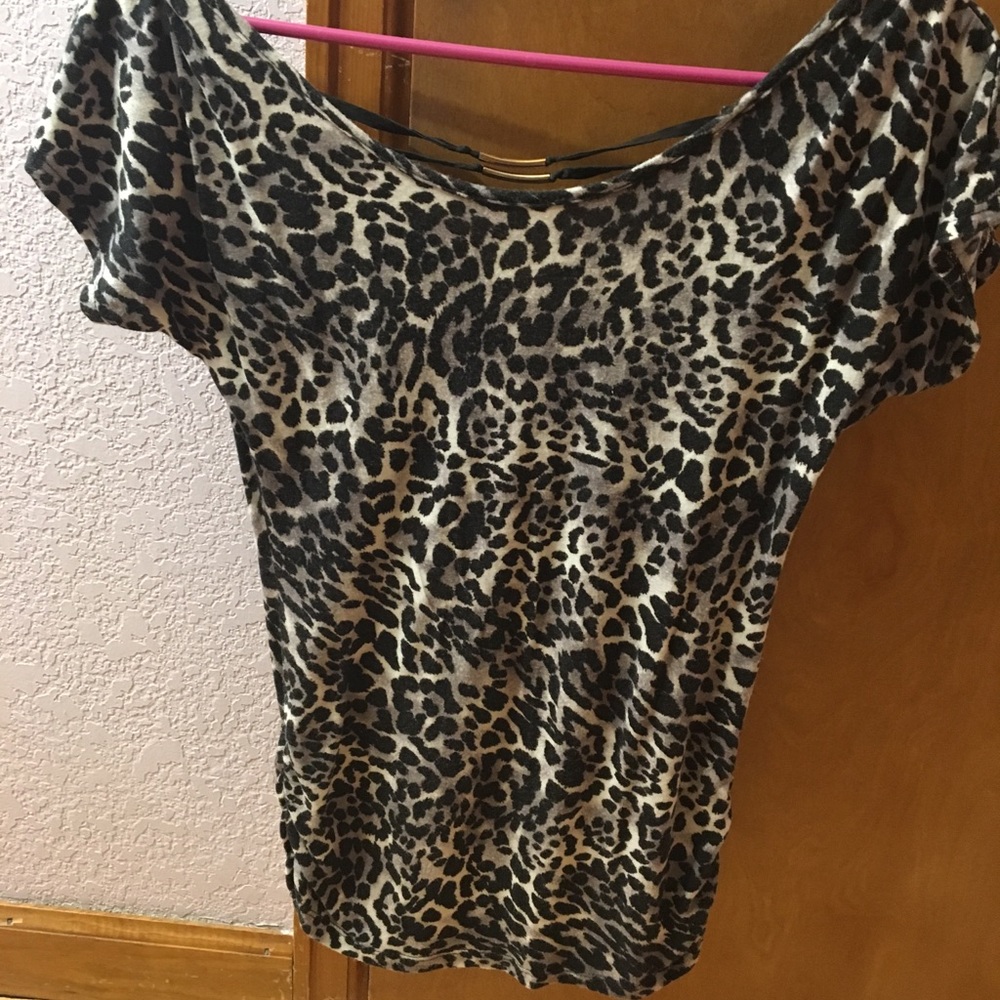 Cheetah print shirt